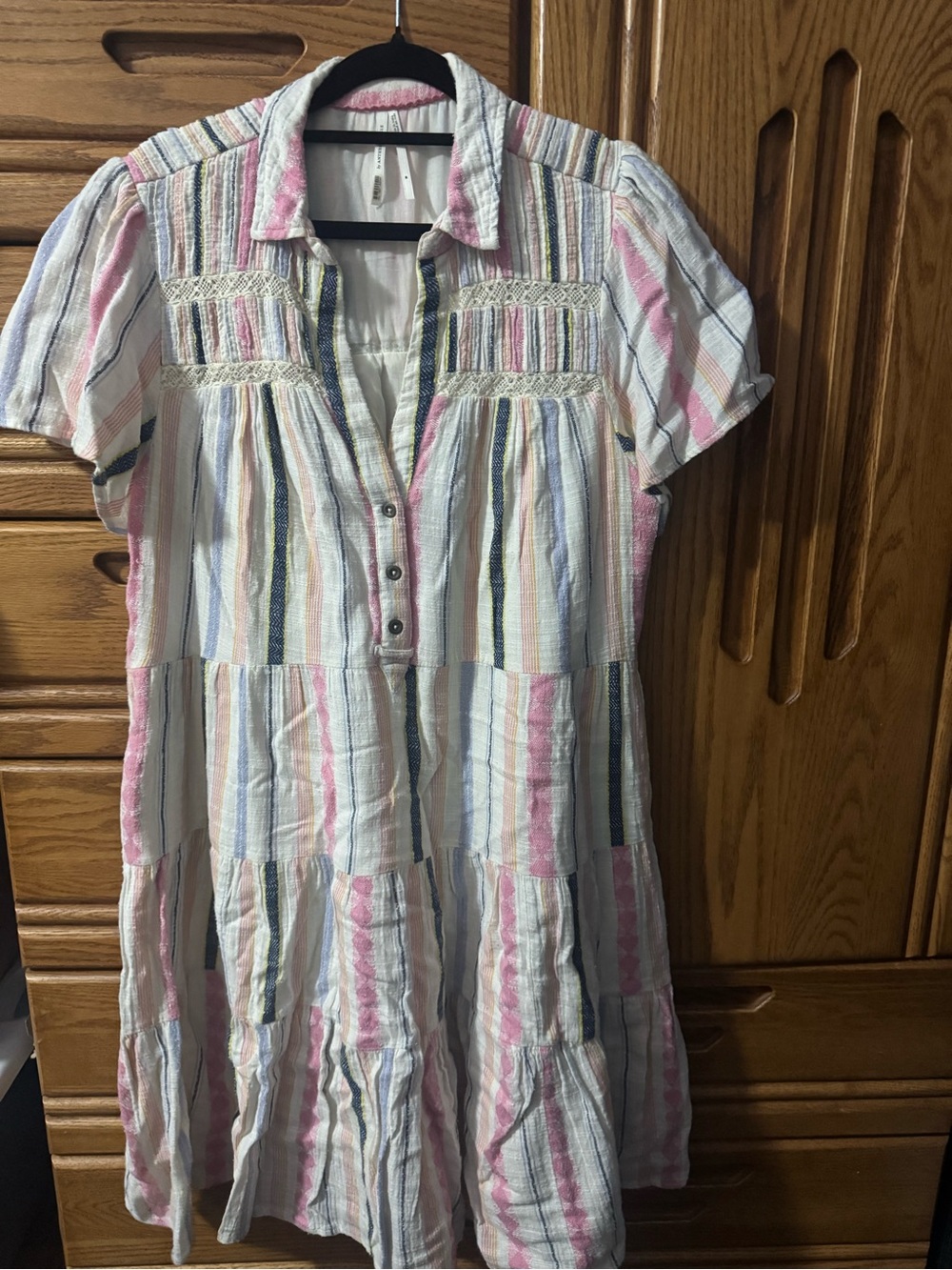 Anthropologie Women’s Georgina Tiere mini shirtdress Dress size M